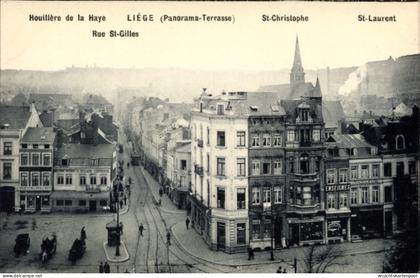CPA Lüttich Lüttich Wallonien, Panorama, Rue St-Gilles