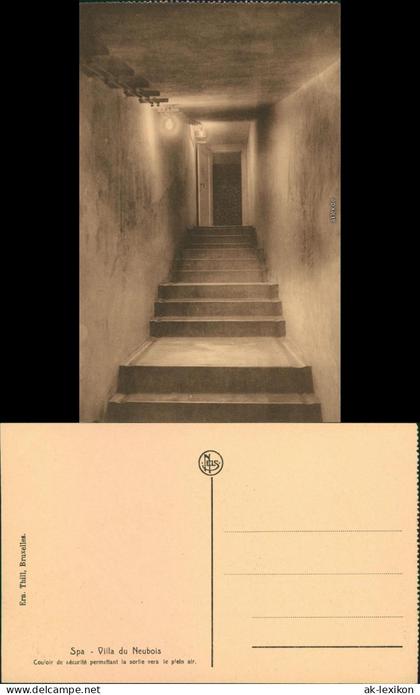 Spa (Provinz Lüttich) Spa (kêr) (Spå  Spâ) Villa du Neubois - Treppe 1913