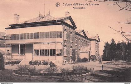 LIERNEUX - colonie d'aliénés - administration