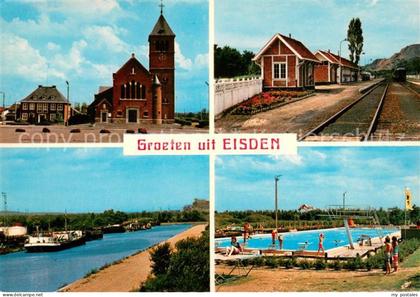 Eisden Boekhandel Senden Kanal Bahnhof Freibad