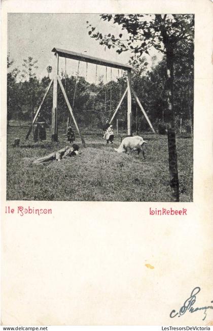 [-10%] BELGIQUE - Brabant Flamand - Linkebeek - Ile Robinson - Carte postale ancienne