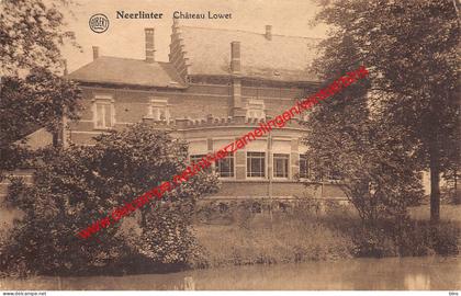 Neerlinter - Château Lowet - Linter