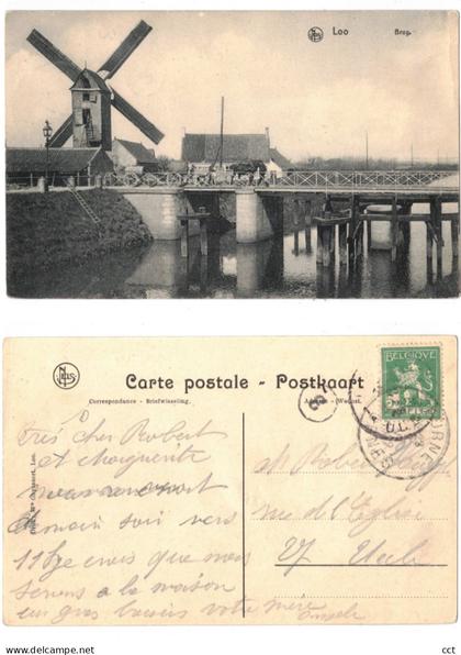 Loo  Lo-Reninge   Brug   MOLEN MOULIN