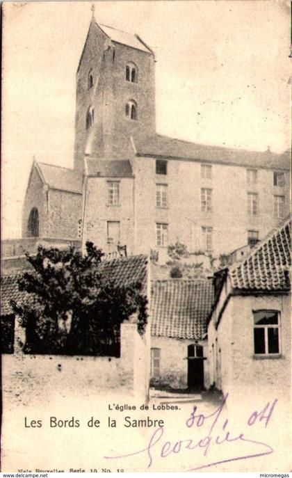 LOBBES - Les Bords de la Sambre - L'Eglise de Lobbes