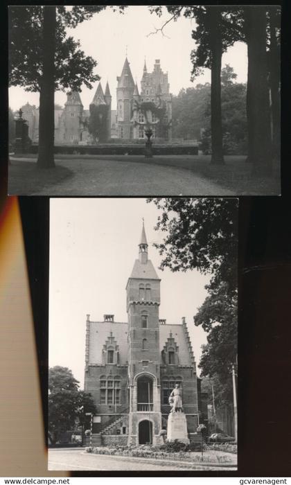 LOVENDEGEM 2 FOTOKAARTEN           KASTEEL & GEMEENTEHUIS