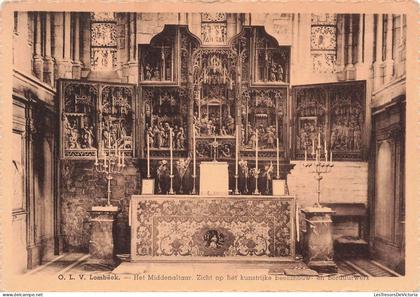 [-15%] BELGIQUE - O L V Lombeek - Het Middenaltaar - Zicht op het kunstrijke beelahouw - en borduurwerk- Carte Postale A