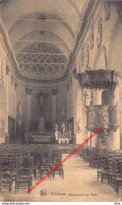Etichove - Binnenzicht der Kerk - etikhove - Maarkedal