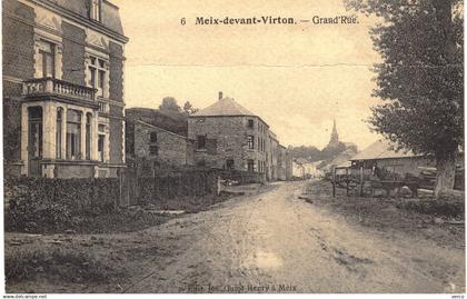 Carte   POSTALE  Ancienne  de  MEIX devant VIRTON - grand'Rue