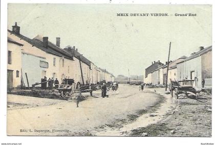 Meix-Devant-Virton - Grand'Rue (in kleur).