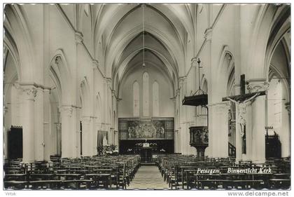 Peisegem - Merchtem :  binnenzicht der kerk