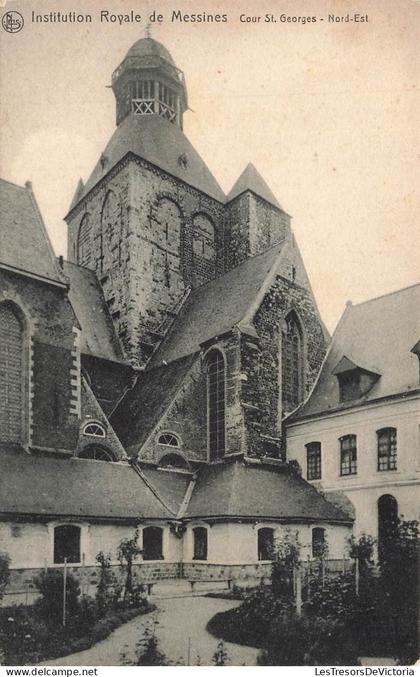 [-15%] BELGIQUE - Mesen - Institution Royale de Messines - Cour St. Georges - Nord-Est - Nels - Carte Postale Ancienne