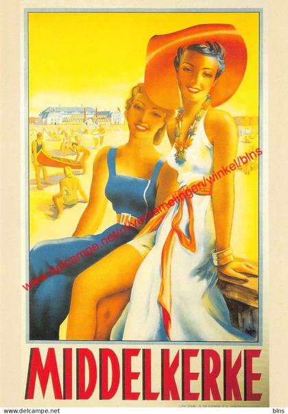 Middelkerke 1945 - repro affiche - Middelkerke