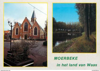 Moerbeke-Waas multi views postcard