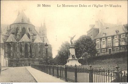 Mons Hainaut Mons Monument Dolez Eglise Ste. Waudru