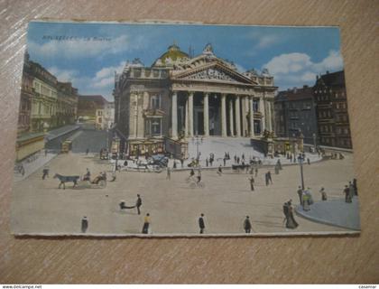 BRUXELLES La Bourse postcard BELGIUM
