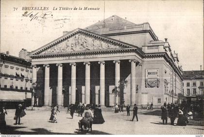 CPA Bruxelles Le Theatre de la Monnaie