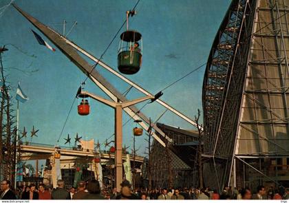 Brussel (Wereldtentoonstelling van 1958) - het Paviljoen van Frankrijk, Zijaanzicht