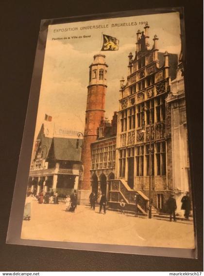Bruxelles 1910 exposition pavillon gand