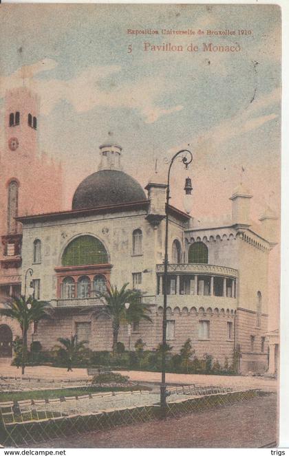Bruxelles (Exposition Universelle de 1910) - Pavillon de Monaco