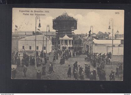 Carte Postale Exposition 1910 Plaine des Attractions