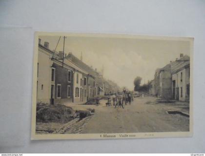 MUSSON Vieille Route Animée Carte Postale