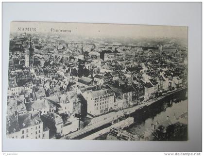 AK / Bildpostkarte 1916 Namur Panorama Feldpost 1. WK Verlag Phototypie Liegeoise, Liege