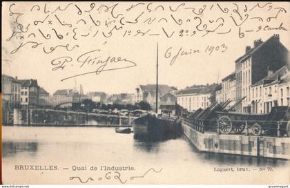 BRUXELLES    MARITIEM. QUAI DE L'INDUSTRIE