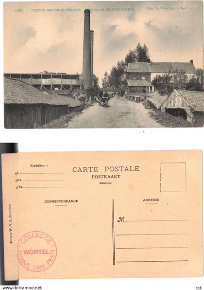 Niel  Chemin des Briqueteries  Weg naar de steenovens  Edit De Vries   BRIQUETERIE