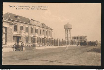 OLEN  RADIUMFABRIEK   INGANG DER BUREELEN     -===  2 SCANS
