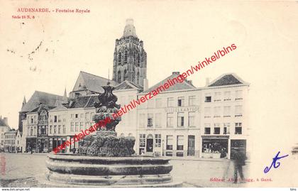 Audenarde - Fontaine Royale - Wisselkantoor - Oudenaarde
