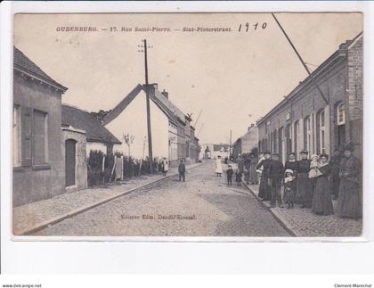 BELGIQUE:  FLANDRE OCCIDENTALE: OUDENBURG: rue saint-pierre - état