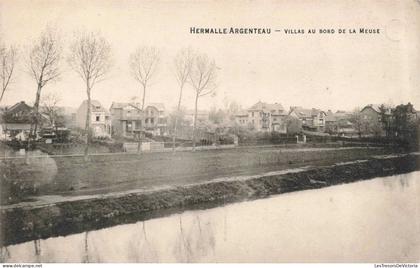 [-10%] BELGIQUE - Hermalle Argenteau - Villa au bord de la Meuse - Carte Postale Ancienne