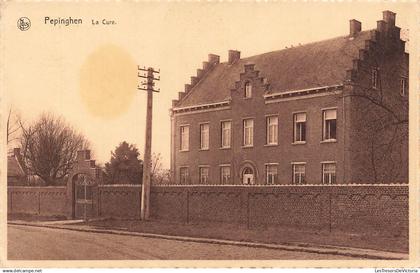 BELGIQUE - Pepinghen - La Cure - portail - entrée - route - poteau - Nels - Carte Postale Ancienne