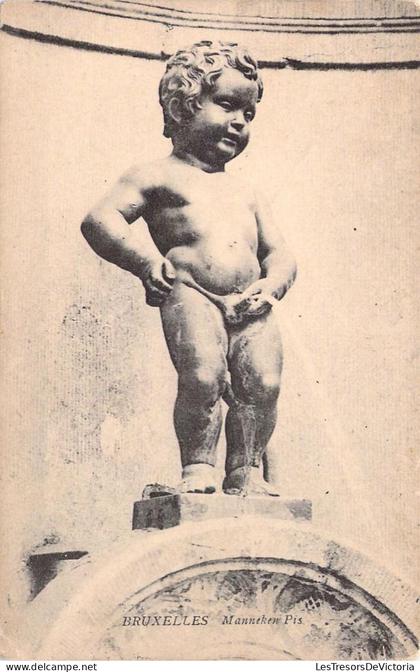 [-50%] BELGIQUE - Bruxelles - Manneken Pis - carte postale ancienne