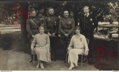 carte photo  1923 Victoria Eugenie España españa koningin Elisabeth prins leopold Albert 1  bruxelles roi
