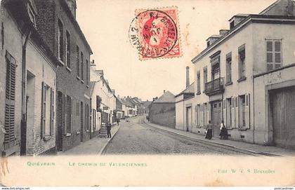 Belgique - QUIÉVRAIN (Hainaut) Le chemin de Valenciennes