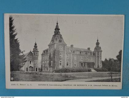 Rendeux Château de Rendeux à M. Edmond Orban de Xivry