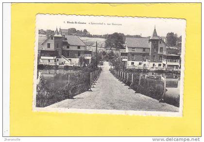 CPA - B - RHODE ST GENESE - Spanienhof rue Geevaert