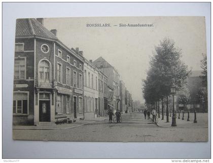 Roeselare - Roulers    ,Carte  postale, 1914/18  , 2 Scans