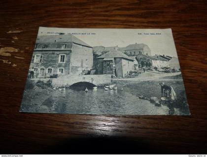 BC13-25 Cpa  Saint léger un moulin sur le ton voyagée 1907