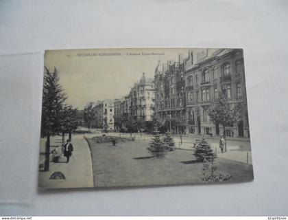 Bruxelles SCHAARBEEK SCHAERBEEK  L'Avenue Louis Bertrand Animée Carte Postale Postcard