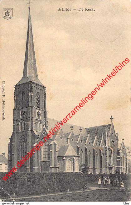 De Kerk - uitgever P. Helderweerdt - 1913 - Schilde