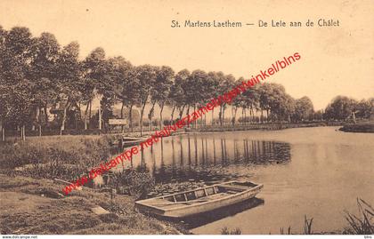 St. Martens Laethem - De Leie aan de Châlet - Sint-Martens-Latem