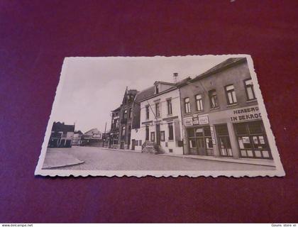 BC13-43 Cpa Ruisbroek Gemeentehuis cafe pub bier Wiel's Sint-Pieters Leeuw