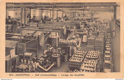 Belgique - SPA (Liège) Spa-Monopole - Hall d'embouteillage - Lavage des bouteilles