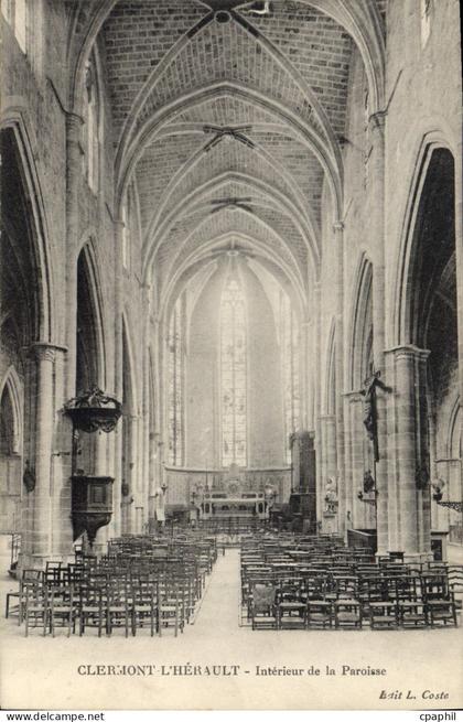 CPA CRERMONT L HARAULT Interieur de la Paroisse