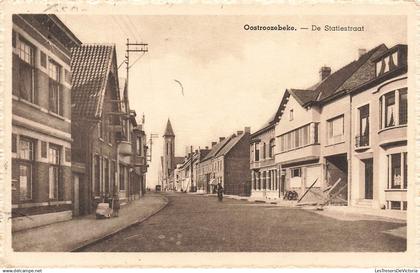 [-10%] BELGIQUE - Oostroozebeke - De Statiestraat - Rue - Ed Hector Roelens - Obl Oostrozebeke - Carte postale ancienne