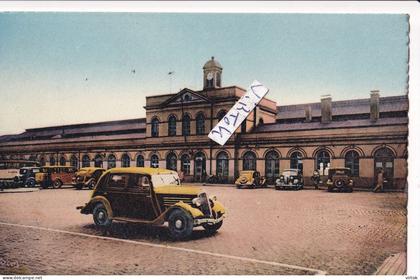 Tienen : La Gare  (  geschreven met zegel )   old cars