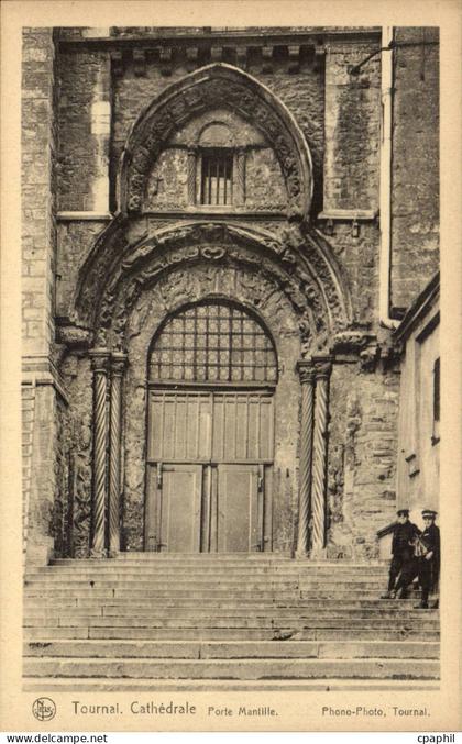 CPA Belgique Tournai Cathedrale