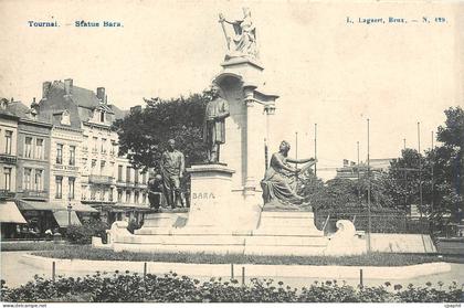 CPA Tournai Statue Bara